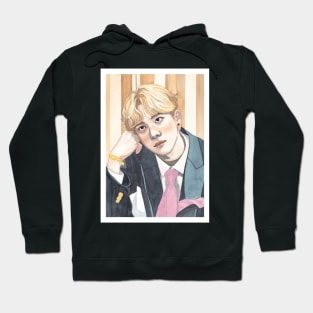 Jung Yunho ATEEZ Watercolour Painting Hoodie